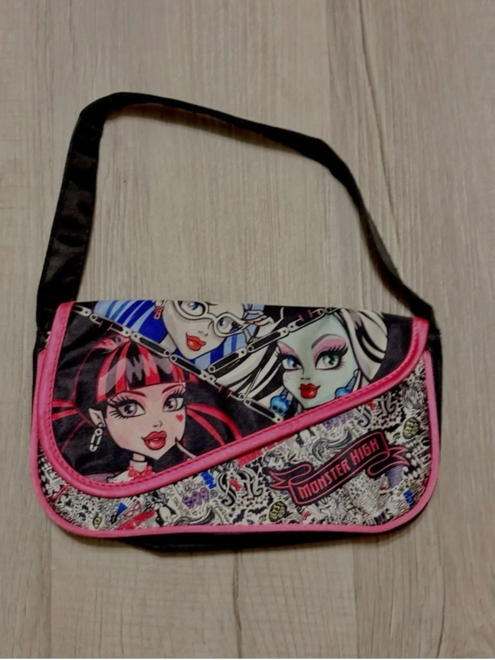 Monster High Purse Shoulder Bag Youth Accessory Clutch Mini Bag 2013 Y2K Style